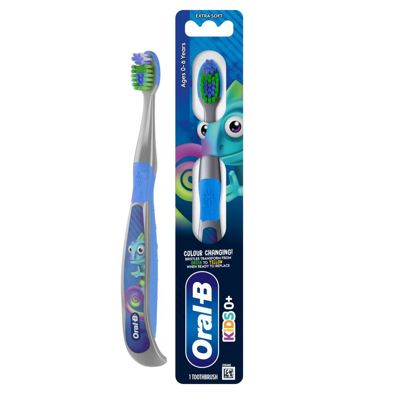 ORAL B KIDS 0-6 YEARS COLOUR CHANGE TOOTHBRUSH