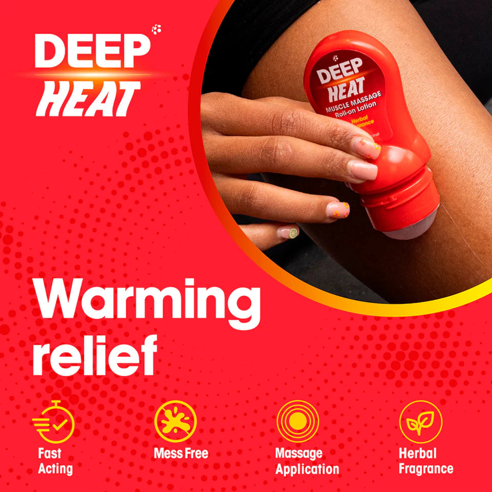 Deep Heat Muscle Roll on Lotion