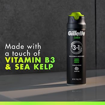 GILLETTE LABS 3 IN 1 SENSITIVE SHAVE GEL 198 ML