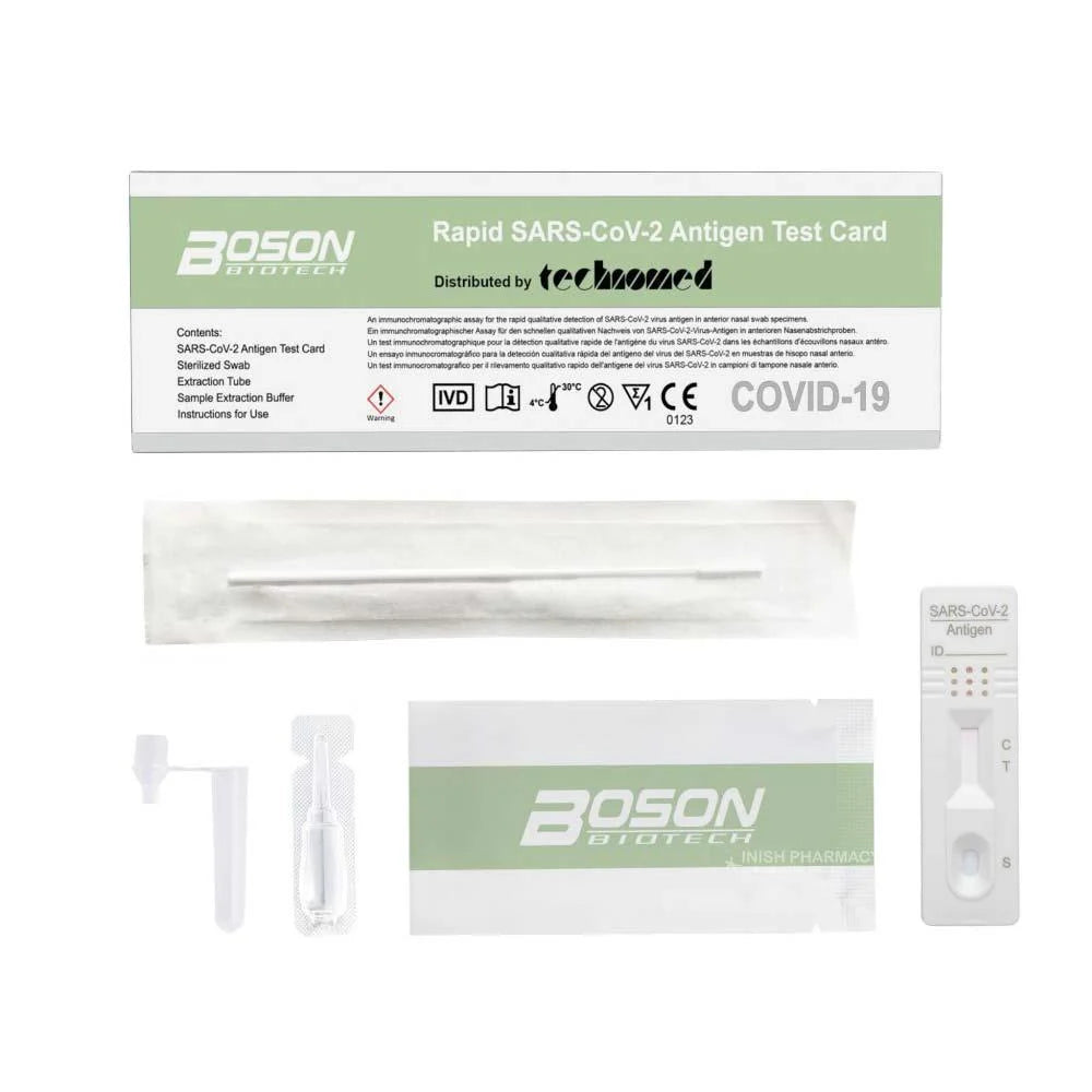 5 COVID-19 Rapid Antigen Tests Boson
