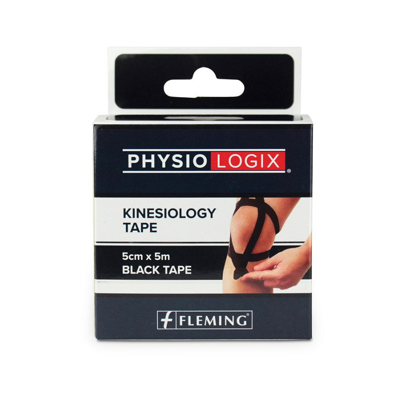 PHYSIOLOGIX KINESIOLOGY TAPE BLACK 5CMX 5M