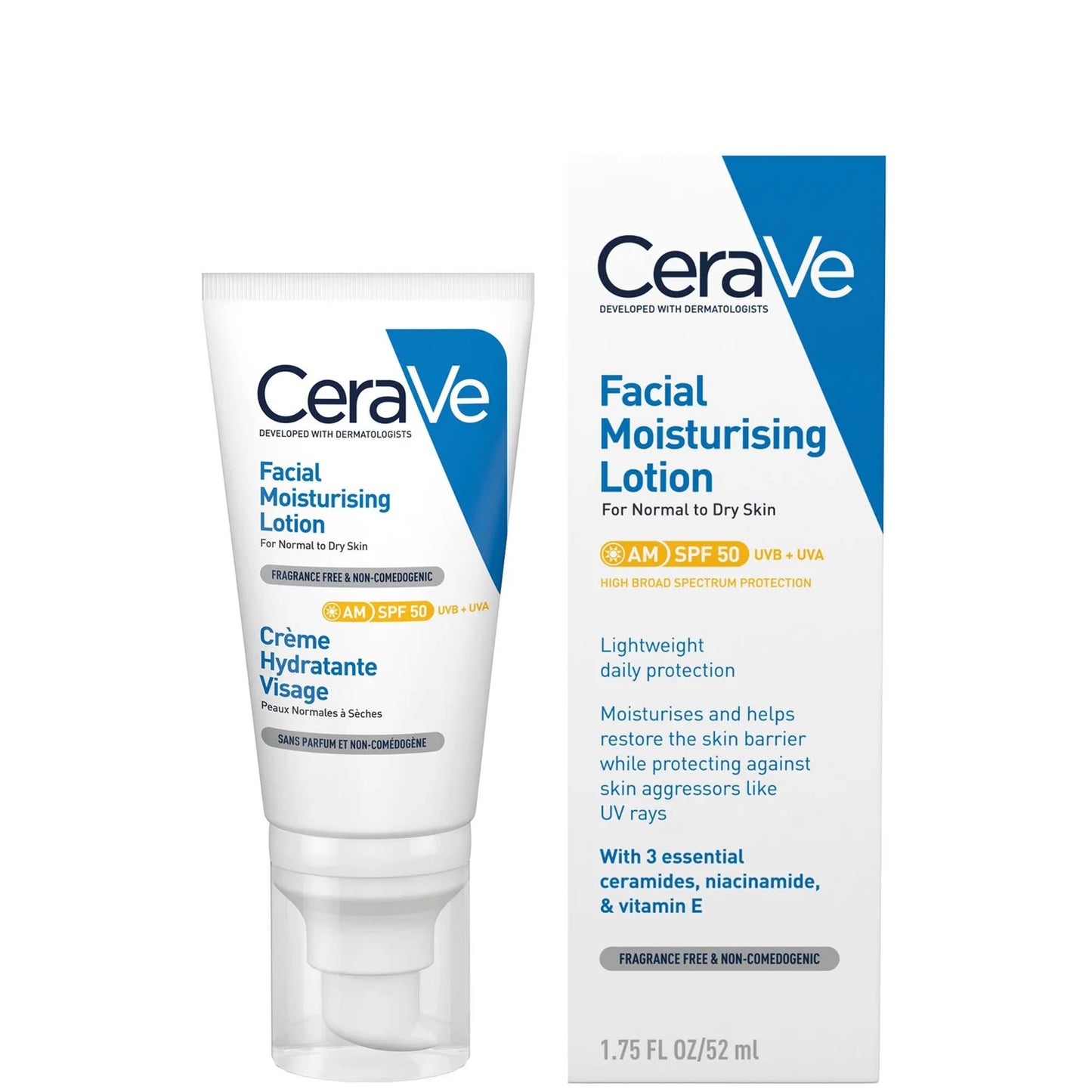 CeraVe Facial Moisturising Lotion SPF 50 52ML