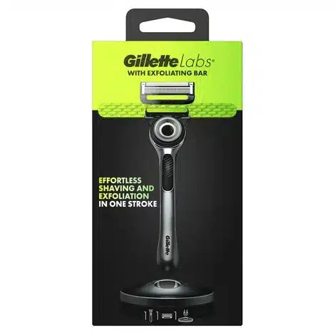 Gillette Labs Razor with Exfoliating Bar Black