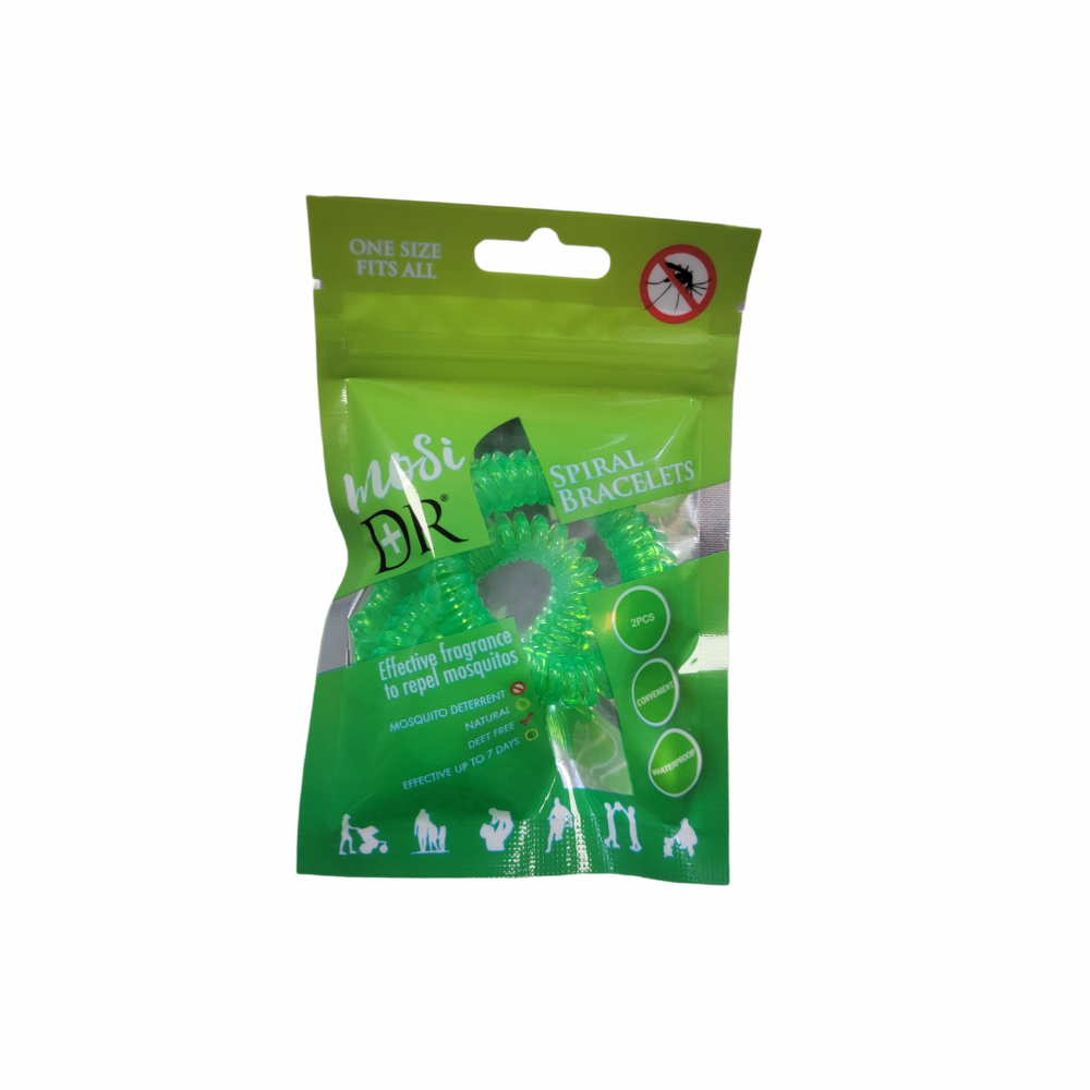 Mosi Dr Mosquito Repellant Spiral Bracelets 2 Pack