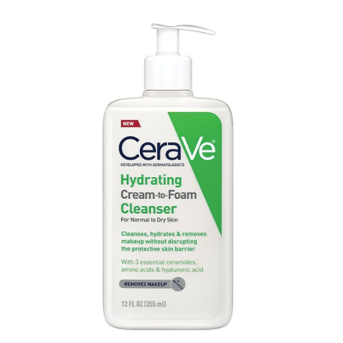 Cerave Cream to Foam cleanser