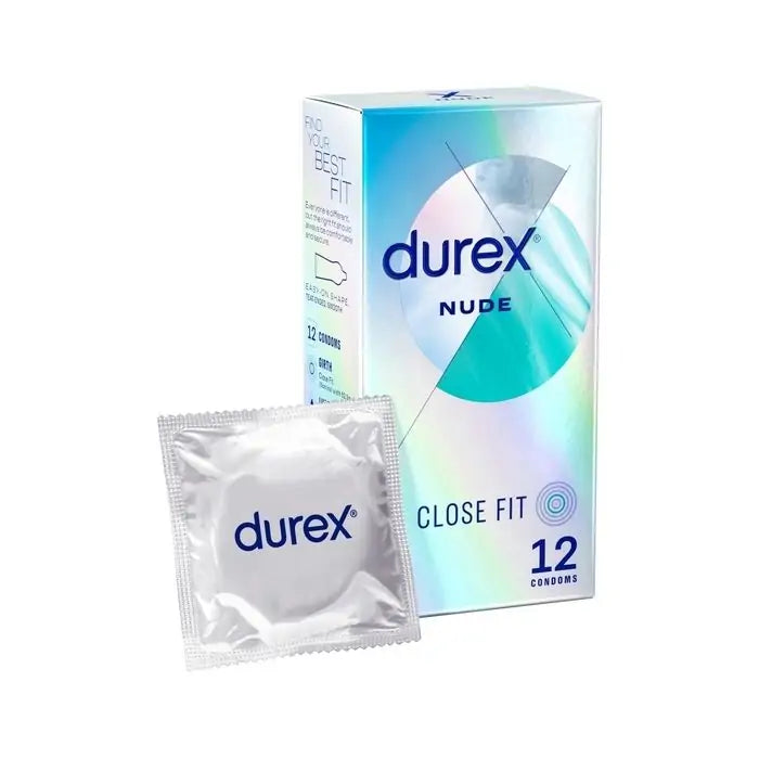 Durex Nude Close Fit Condoms 12pk