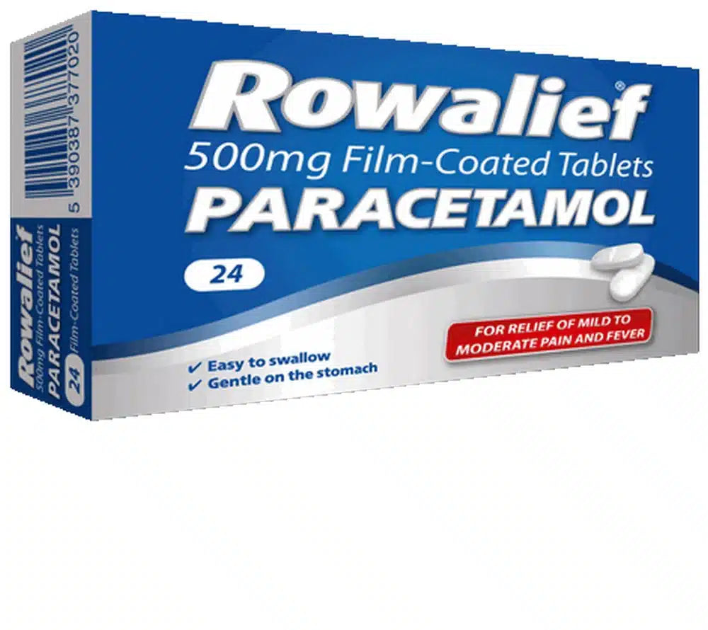 Rowalief 500mg Paracetamol 24 Tablets