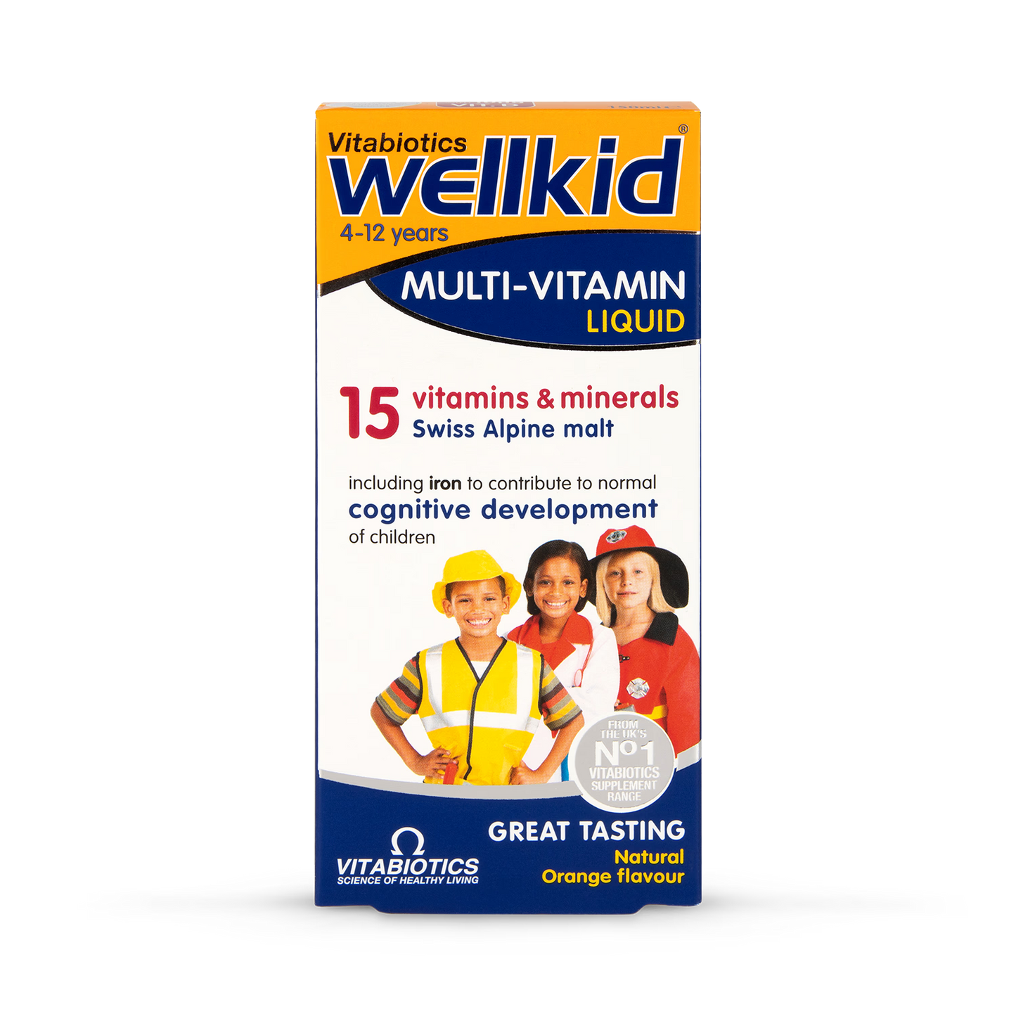 WELLKID 150ML AGE 4 TO 12 YEARS MULTIVITAMIN LIQUID