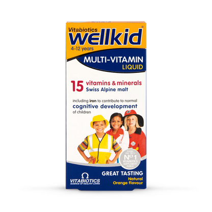 WELLKID 150ML AGE 4 TO 12 YEARS MULTIVITAMIN LIQUID