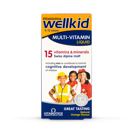 WELLKID 150ML AGE 4 TO 12 YEARS MULTIVITAMIN LIQUID