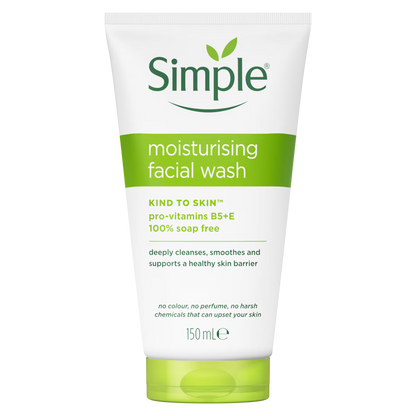 SIMPLE MOISTURISING FACE WASH 150ML