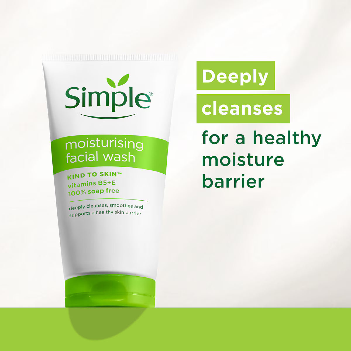 SIMPLE MOISTURISING FACE WASH 150ML