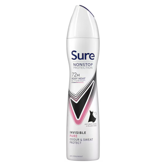 SURE NON STOP PROTECTION INVISIBLE ANTI PERSIPRANT 250ML