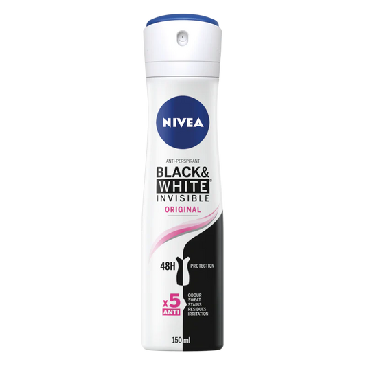 Nivea Invisible Black & White Clear Deodorant 150ml