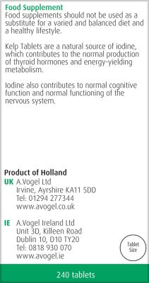 A Vogel Kelp Tablets 240 Tablets