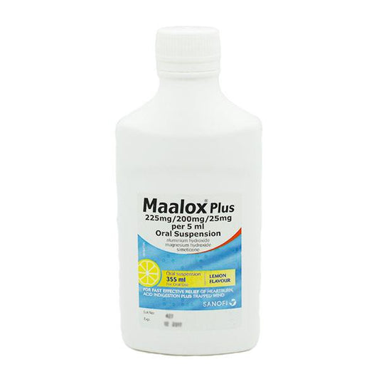 Maalox Plus Lemon Oral Suspension