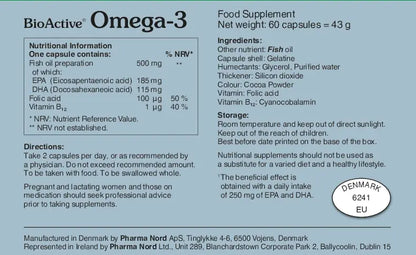 Bio Active  Omega-3 60 Capsules