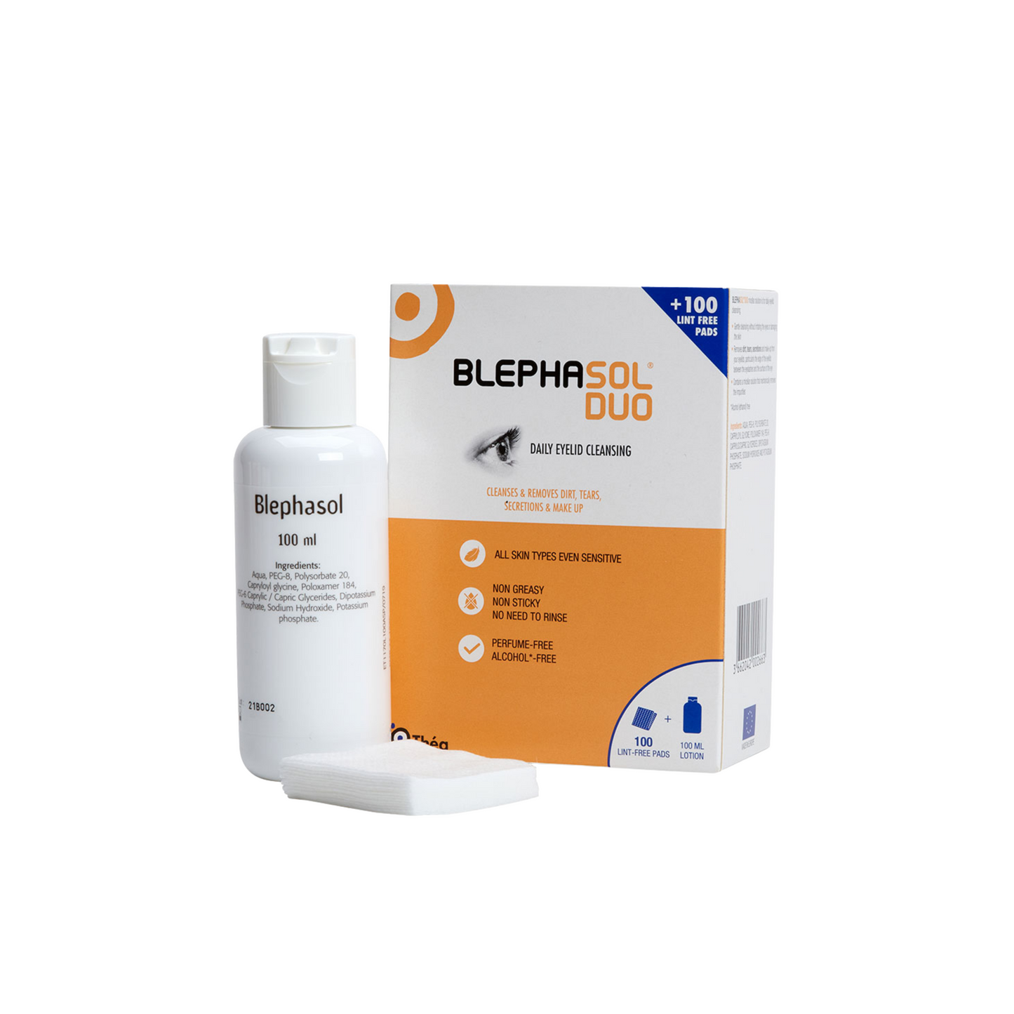 Blephasol Duo plus 100 pads