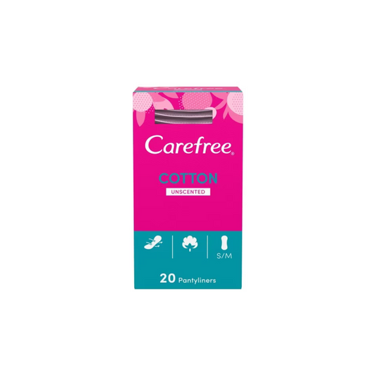 Carefree Liners Cotton extract 20pk