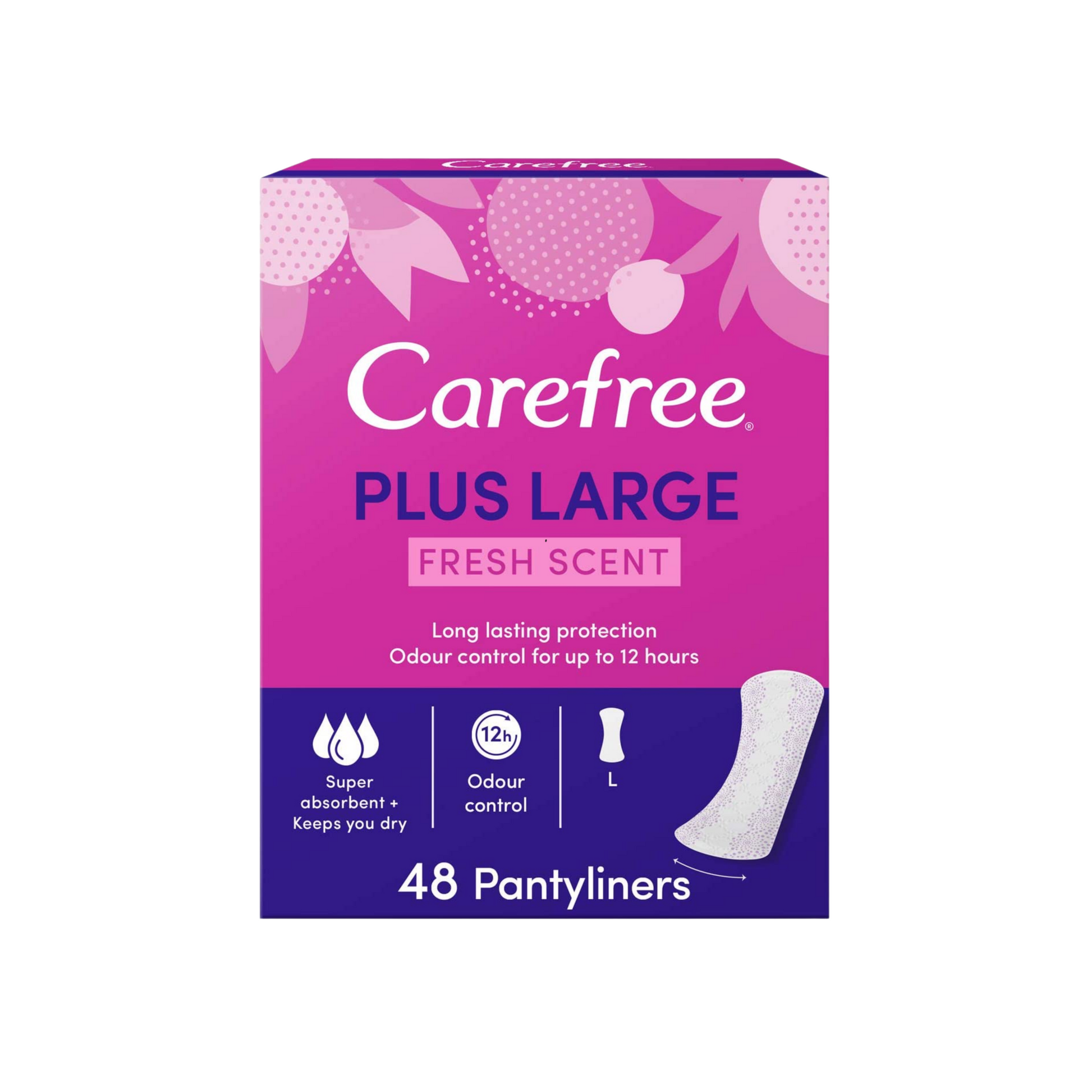Carefree Plus Large 48 pack