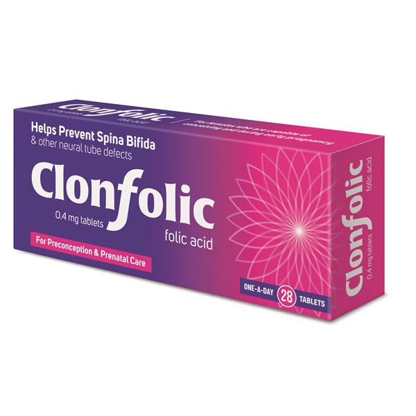 Clonfolic .4mg 28tabs