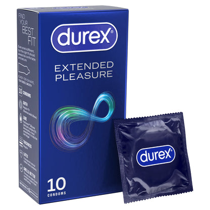 Durex Extended Pleasure Condoms 10pk