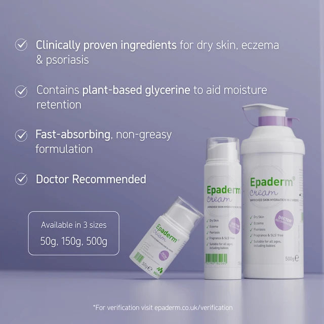 EPADERM CREAM 500G CREAM PUMP