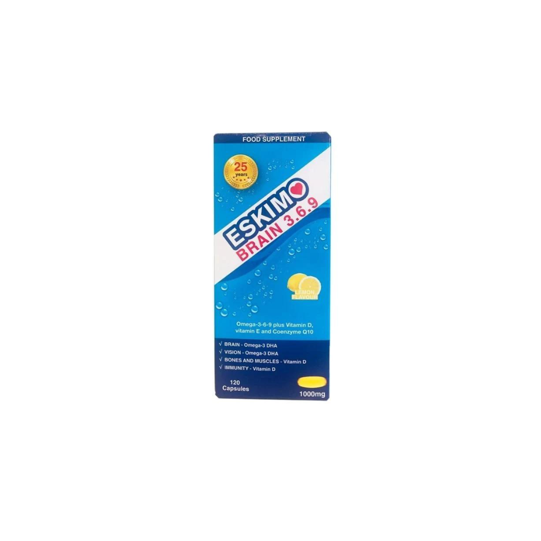 Eskimo Oil Eskimo Brain 3-6-9 Capsules 120pk