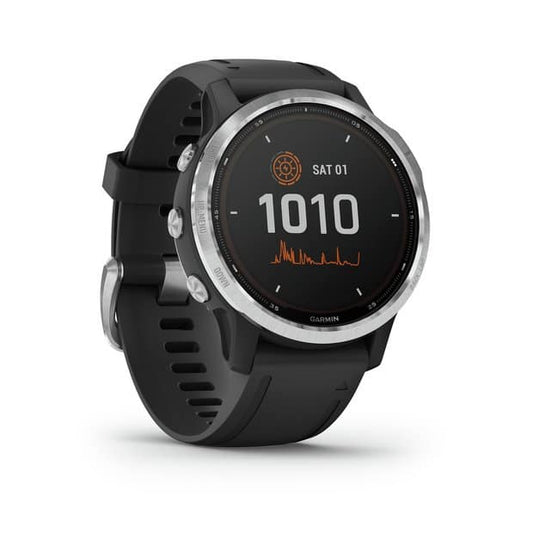 Fenix 6S Solar Silver with Black Band