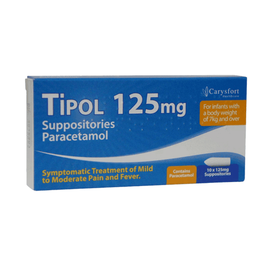 Tipol 125 mg Paracetamol Suppositories