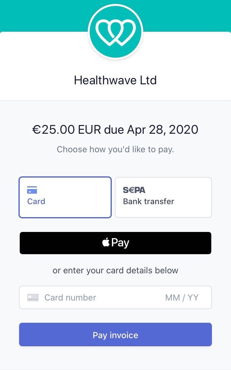 Payment screenshot