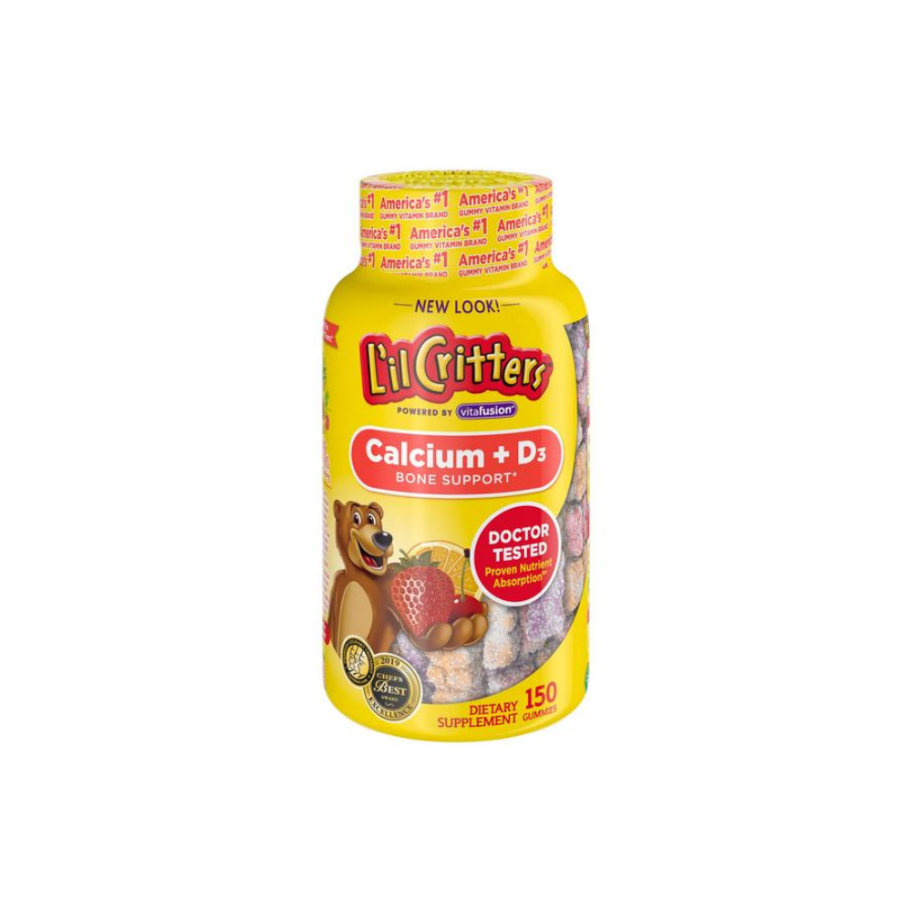 Lil Critters Calcium & D3 Bone Support 150pk
