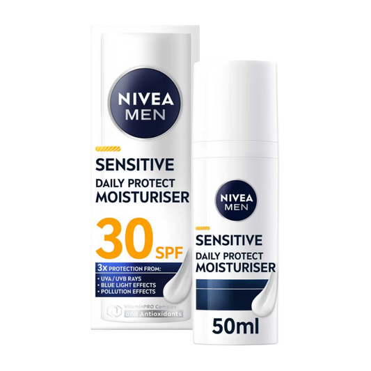 Nivea Men Sensitive Daily Protect Moisturiser SPF30 50ml