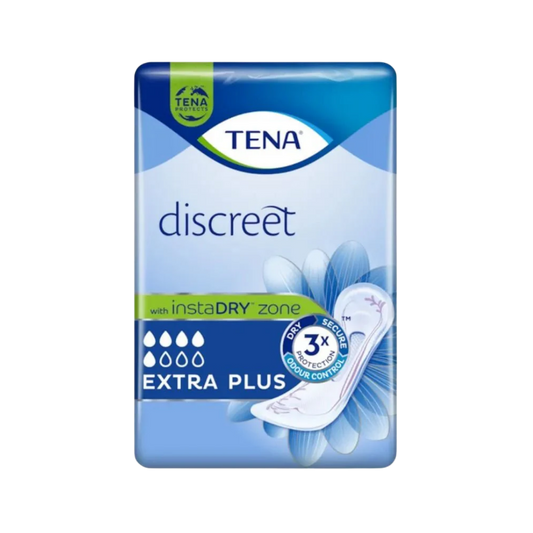 Tena Discreet Extra Plus Incontinence Pad 8 Pack