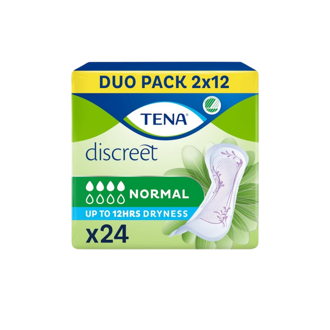 TENA Discreet Normal Duo Pack 24 Pads