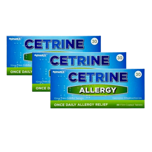 Cetrine Allergy 10mg 90 Tablets (3 Month Supply)