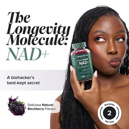 NOVOMINS NAD+ Gummies +Iodine,Vitamin B6 & Zinc