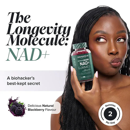 NOVOMINS NAD+ Gummies +Iodine,Vitamin B6 & Zinc