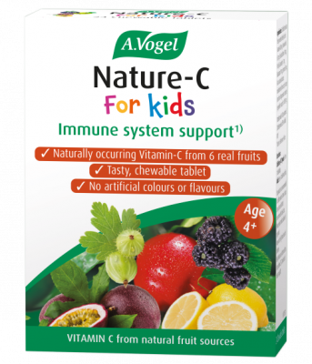 A Vogel Nature -C For Kids Immune System Support Age 4+ 24 Chewable Tablets