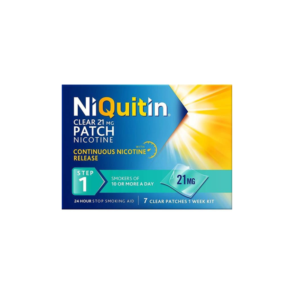 Niquitin Clear Patch Step 1 (21mg/24hr) 7 days