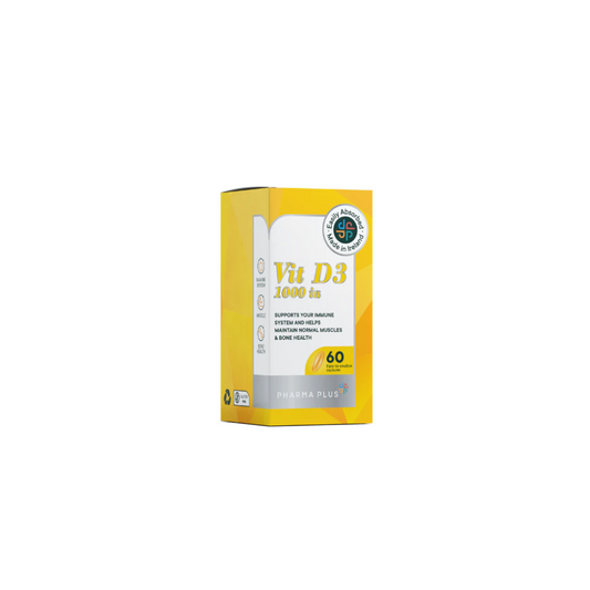 Pharma Plus Vitamin D3 1000iu 60pk