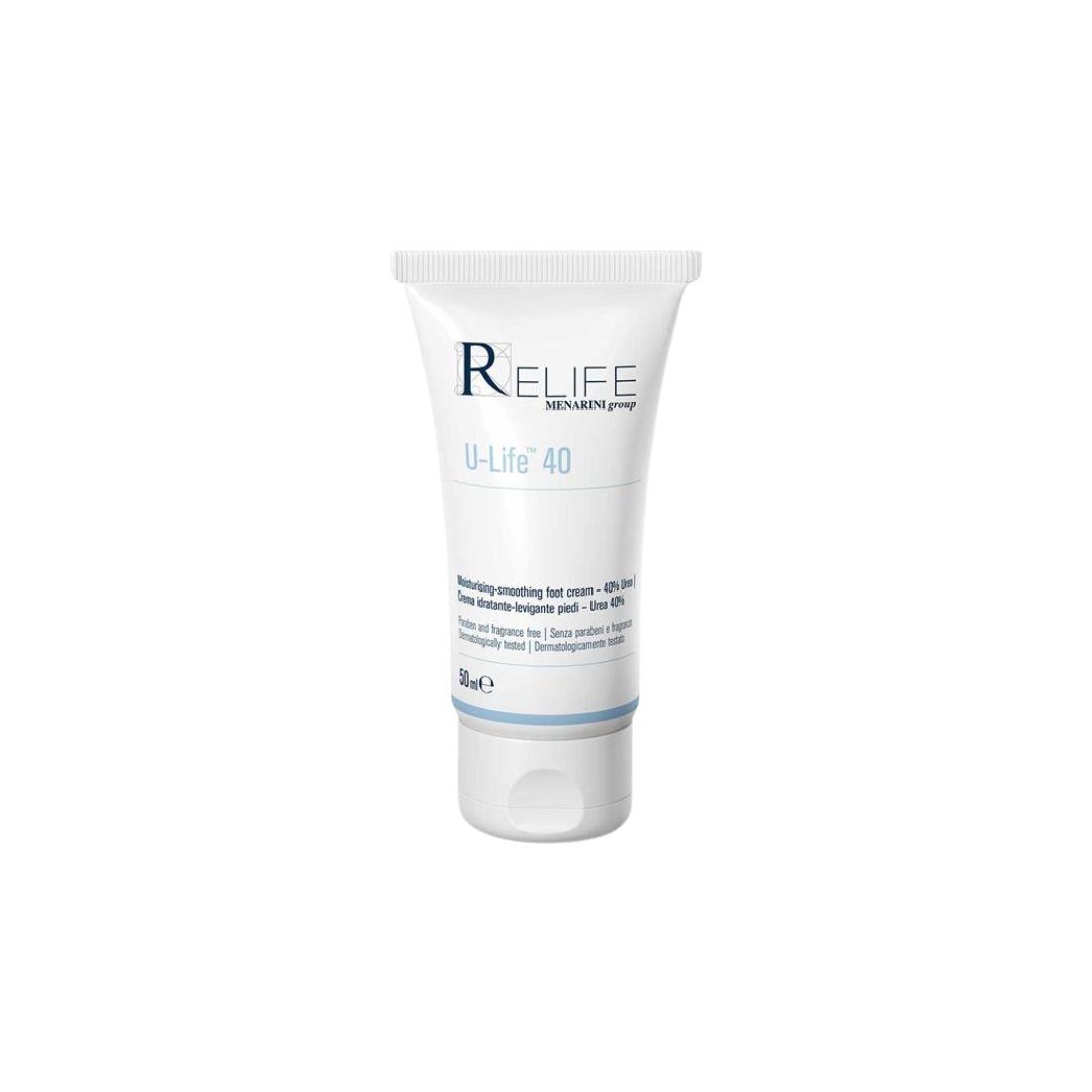 Relife U-Life 40 Moisturising-Smoothing Foot Cream 50ml