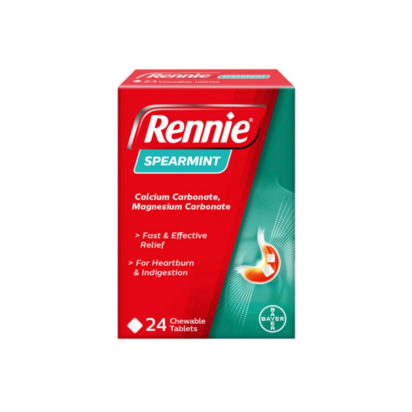 Rennie Spearmint 24 Pack
