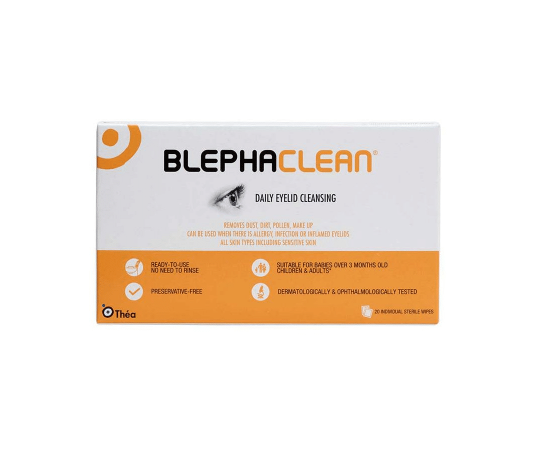 Blephaclean Eyelid Wipes 20Pk