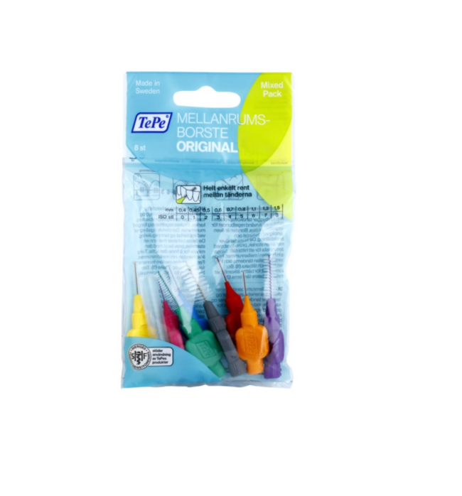 Interdental Brush Mixed Pack 8