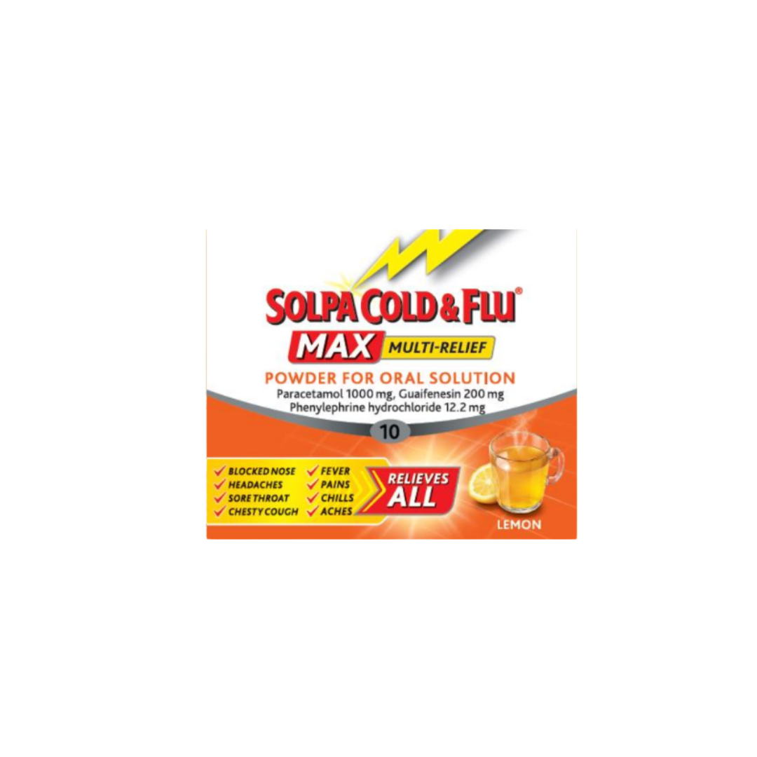 Solpa Cold & Flu Max Relief Oral Solution 10pk