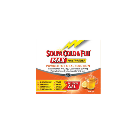 Solpa Cold & Flu Max Relief Oral Solution 10pk