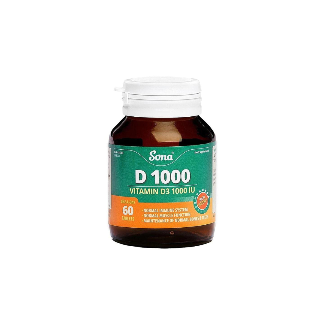 Sona Vitamin D1000 60pk
