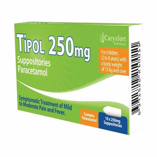 Paracetamol Suppositories 250 mg (10)