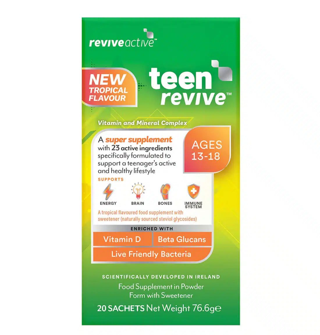 Teen revive tropical